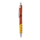 a orange body & chrome clip & yellow grip apex mix or match ballpoint pen