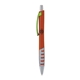 a orange body & lime clip & silver grip apex mix or match ballpoint pen