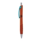 a orange body & light blue clip & orange grip apex mix or match ballpoint pen