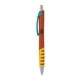 a orange body & light blue clip & yellow grip apex mix or match ballpoint pen
