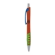 a orange body & blue clip & lime grip apex mix or match ballpoint pen