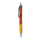 a orange body & blue clip & yellow grip apex mix or match ballpoint pen