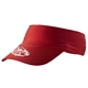 aerial view a red stretch - it(tm) polyester visor, image 1 of 3