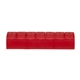 aerial view a translucent red quick - care 7 day weekly med minder, image 1 of 8