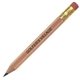 aerial view a natural golf pencil (hex with eraser), image 1 of 2