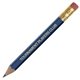 aerial view a navy golf pencil (hex with eraser), image 1 of 2