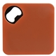 a red bottle opener coaster