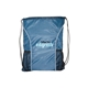 aerial view a navy blue sportsman drawstring backpack, image 1 of 2