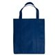 aerial view a navy enviro - shopper non - woven tote bag - 13 x 15, image 1 of 2