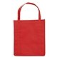 aerial view a red enviro - shopper non - woven tote bag - 13 x 15, image 1 of 2