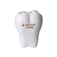 aerial view a white dental tooth shape stress ball, image 1 of 3