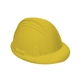 aerial view a yellow construction hard hat stress reliever (yellow, blue, or white), image 1 of 2