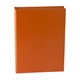 aerial view a orange 3 size sticky notes book, image 1 of 3
