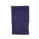 aerial view a purple fingertip towel dark colors, image 1 of 2