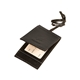 aerial view a black leeman voyager magnetic luggage tag, image 1 of 2