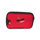 aerial view a red accessory pouch - neoprene, image 1 of 4
