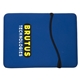 aerial view a blue reversible laptop sleeve, image 1 of 4