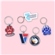1.75 x 1.75 diestruck soft enamel keychain