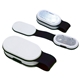 aerial view a black magna clip personal safety light, image 1 of 2