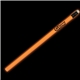 a neon orange 2 nite glow pencil w / glow eraser