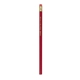 a red hex pioneer wood pencil