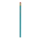 a teal hex pioneer wood pencil