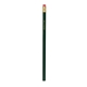 a dk. green hex pioneer wood pencil