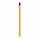 a orange hex pioneer wood pencil
