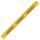 aerial view a yellow red graphite carpenter pencil, image 1 of 2