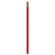aerial view a red old fashioned cedar pencil, image 1 of 2