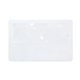 aerial view a white wallet magnifier with case, image 1 of 2