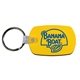 aerial view a yellow 2-3/16 w x 1-7/16 plastic h standard key fob, image 1 of 2