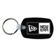aerial view a black 2-3/16 w x 1-7/16 plastic h standard key fob, image 1 of 2