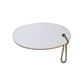 aerial view a white promotional custom float rite key chain, image 1 of 2