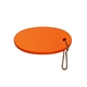 aerial view a neon orange promotional custom float rite key chain, image 1 of 3