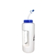 a white 32 oz grip bottle with flexible straw
