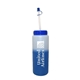 a frosted to blue mood(tm) 32 oz sports bottle with flexible straw