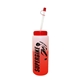 a frosted to red mood(tm) 32 oz sports bottle with flexible straw