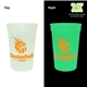 a nite glow 17 oz custom nite glow stadium cup