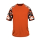 aerial view a burnt orange/ burnt orange camo badger - mens camo sport t - shirt, image 1 of 3