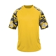 aerial view a gold/ gold camo badger - mens camo sport t - shirt, image 1 of 3