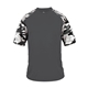 aerial view a graphite/ white camo badger - mens camo sport t - shirt, image 1 of 3