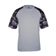 aerial view a silver/ black camo badger - mens camo sport t - shirt, image 1 of 3