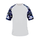 aerial view a white/ royal camo badger - mens camo sport t - shirt, image 1 of 3