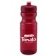 aerial view a translucent red fitness - 24 oz sports water bottle, image 1 of 2