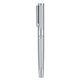 aerial view a matte silver mirada rollerball pen, image 1 of 2