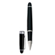 aerial view a black bettoni(r) pissarro rollerball pen, image 1 of 3