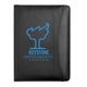 aerial view a black good value(tm) jr. executive crescent padfolio, image 1 of 3