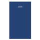 aerial view a matte blue monthly pocket planner, image 1 of 2
