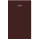 aerial view a burgundy standard weekly pocket planner, image 1 of 3